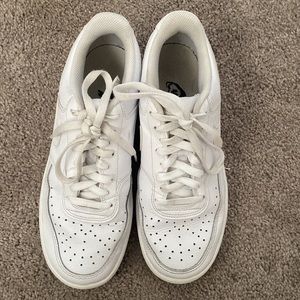 White Nike air forces